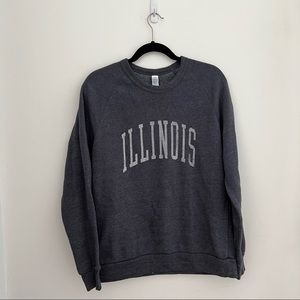 Alternative Apparel Navy University of Illinois Fleece Sweatshirt